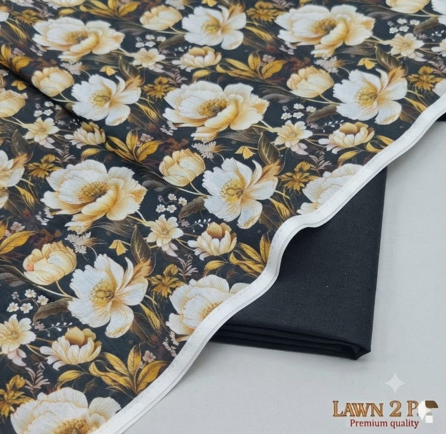 Al-Karam Premium Printed Lawn 2-Piece Suit – Summer 2026