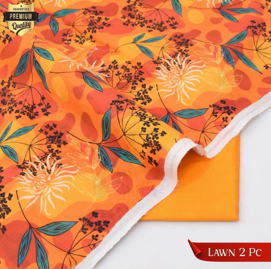 Al-Karam Premium Printed Lawn 2-Piece Suit – Summer 2026