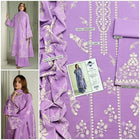 Cross Stitched Premium Embroidered Lawn 3-Piece Suit