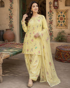 Aneelas 2691 Premium Embroidered Pure Airjet Lawn 3-Piece Suit