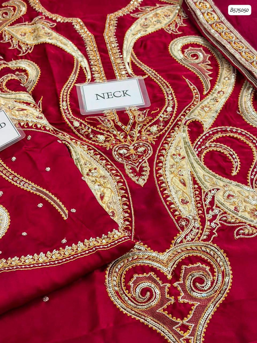 Ethnic Luxury Kaftan Collection 2026 – Heavy Embroidered 3-Piece Suit