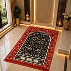 Premium Madina Style Velvet Prayer Mat (Janamaz) – Hajj & Umrah Collection