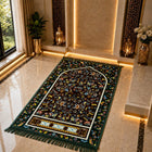 Premium Madina Style Velvet Prayer Mat (Janamaz) – Hajj & Umrah Collection