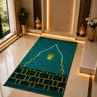 Premium Velvet Kaaba Design Prayer Mat (Janamaz) – Luxury Islamic Prayer Rug
