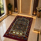 Premium Madina Style Velvet Prayer Mat (Janamaz) – Hajj & Umrah Collection