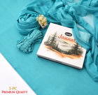 JANNAT Brand Turquoise 3PC Lawn Suit – Premium Branded Collection