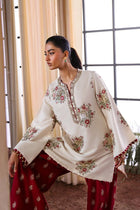 Umaima Inspired Luxury Embroidered Shamoze Silk 2-Piece Suit