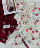 Umaima Inspired Luxury Embroidered Shamoze Silk 2-Piece Suit