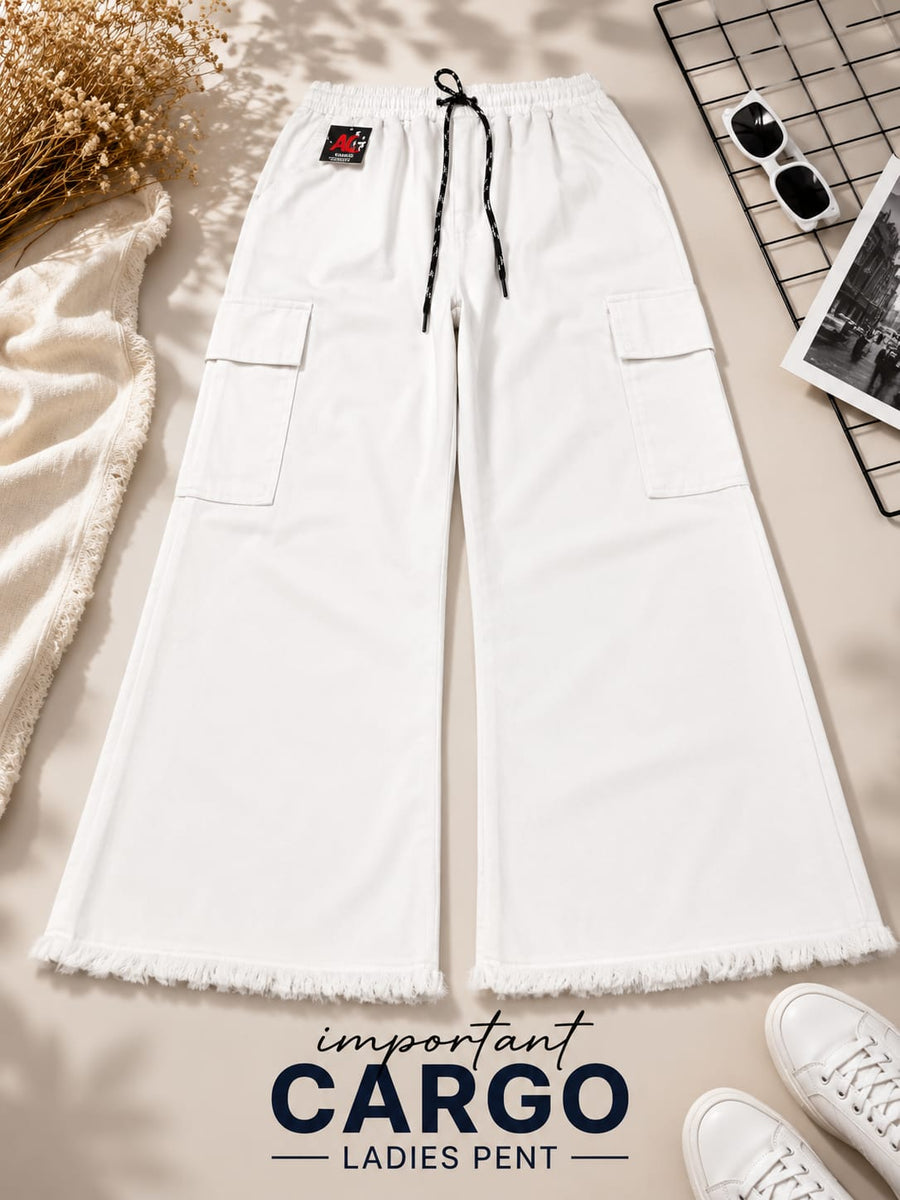 Premium Cotton Baggy Cargo Pants | Stylish Loose Fit for Women