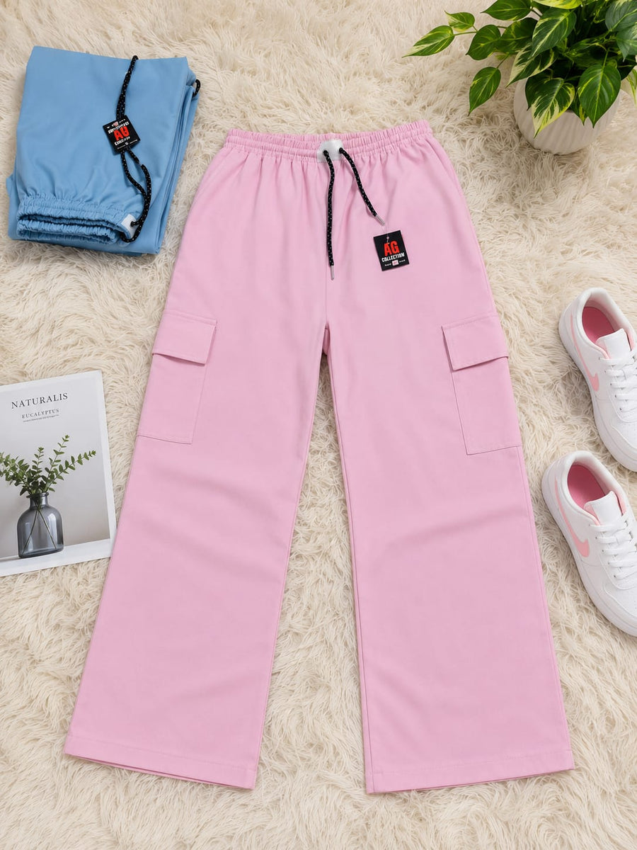 Premium Cotton Baggy Cargo Pants | Stylish Loose Fit for Women