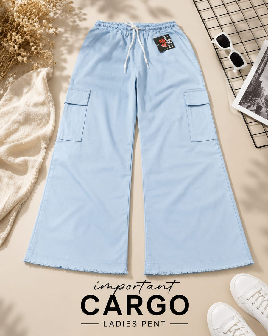 Premium Cotton Baggy Cargo Pants | Stylish Loose Fit for Women