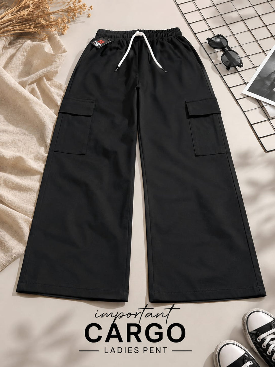 Premium Cotton Baggy Cargo Pants | Stylish Loose Fit for Women
