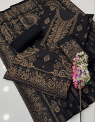 Premium Pashmina Jacquard 3-Piece Winter Suit