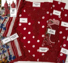 Red Floral Printed Dhanak 3-Piece Suit
