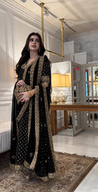 Premium Magenta Chiffon Wedding Wear – Heavy Addawork & Embroidered Dupatta