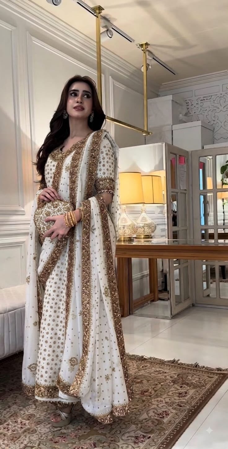 Haris Shakeel Addawork Formal Wedding Collection – Ivory White Edition