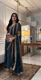 Haris Shakeel Addawork Formal Wedding Collection – Royal Blue Edition