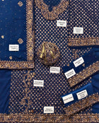 Haris Shakeel Addawork Formal Wedding Collection – Royal Blue Edition