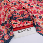 Maria.B Premium 3-Piece Printed Lawn Suit with Embroidered & Paisley Border Dupatta
