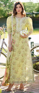 Elegant Soft Pink Airjet Linen 3PC Suit – Heavy Embroidery & Ready Lace Dupatta