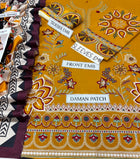 Pezwan Premium Air-Jet Dhanak Heavy Embroidered 3-Piece Unstitched Suit (D#3005) with Woolen Shawl