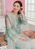 Elaaf Bridal Grey Organza Handwork Embroidered Suit – Adda Work, Pearls & Ready-to-Wear Dupatta