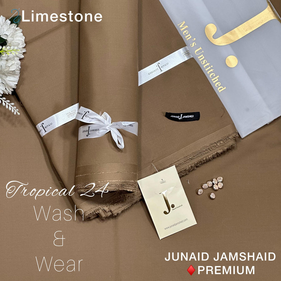 J. Junaid Jamshed Men’s Luxury Tropical Wash & Wear – Collection 2026