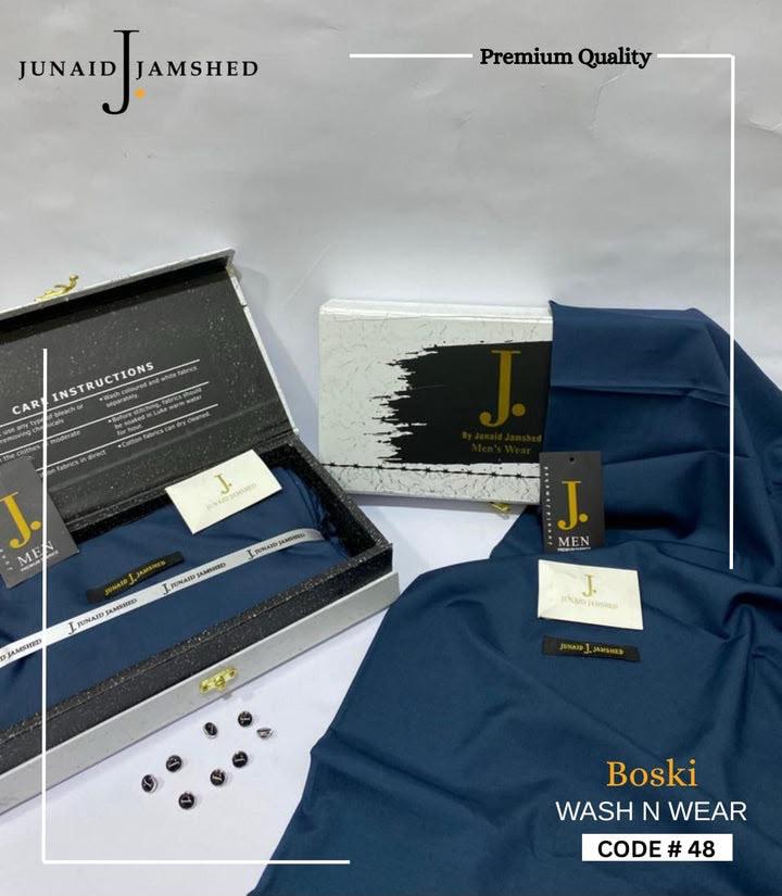 J. Junaid Jamshed Four Seasons Wash & Wear Boski – Premium Collection 2026