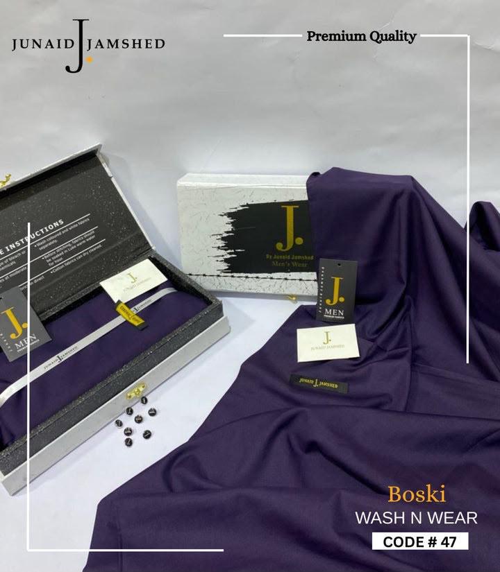 J. Junaid Jamshed Four Seasons Wash & Wear Boski – Premium Collection 2026