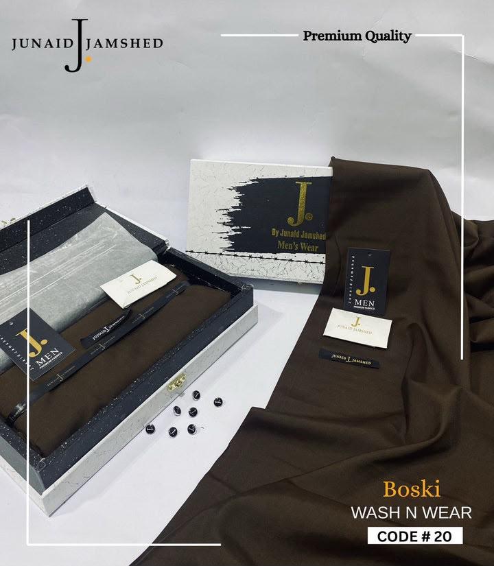 J. Junaid Jamshed Four Seasons Wash & Wear Boski – Premium Collection 2026