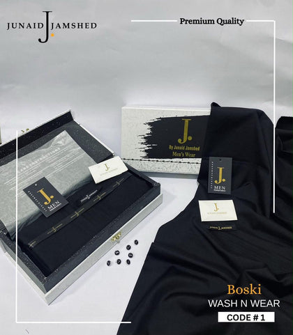 J. Junaid Jamshed Four Seasons Wash & Wear Boski – Premium Collection 2026