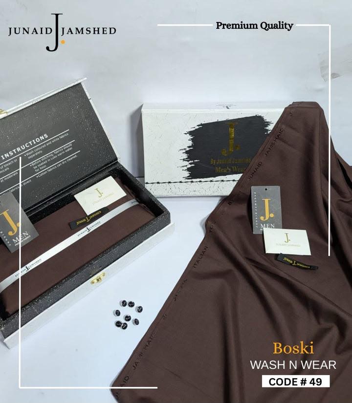 J. Junaid Jamshed Four Seasons Wash & Wear Boski – Premium Collection 2026
