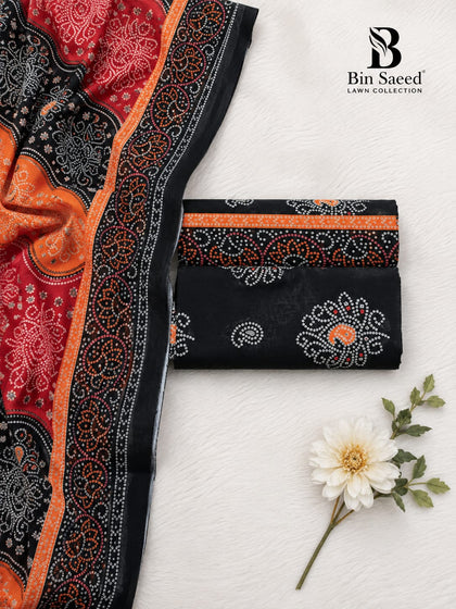 Bin Saeed Opening 2026 Printed Lawn 3 Piece Unstitched Suit – Premium Collection