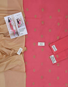 URGE Summer Collection - Pink & Beige 3-Piece Pure Lawn Embroidered Suit