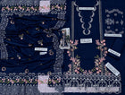 Bin Ilyas Winter Collection – Teal Blue Embroidered Dhanak 3PC Ensemble