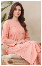Bareeze Winter Collection 26-27 Airjet Dhanak 2-Piece Peach Embroidered Suit