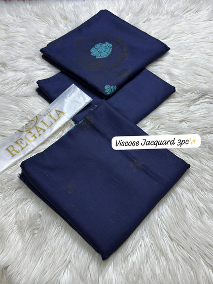 Regalia Premium Viscose Jacquard 3-Piece Unstitched Suit (2026 Collection)