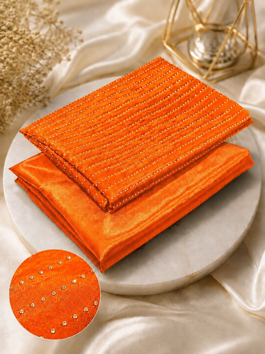 Viral TikTok Edition – Sheesa Italian Silk Stone Work 2-Piece Unstitched Suit