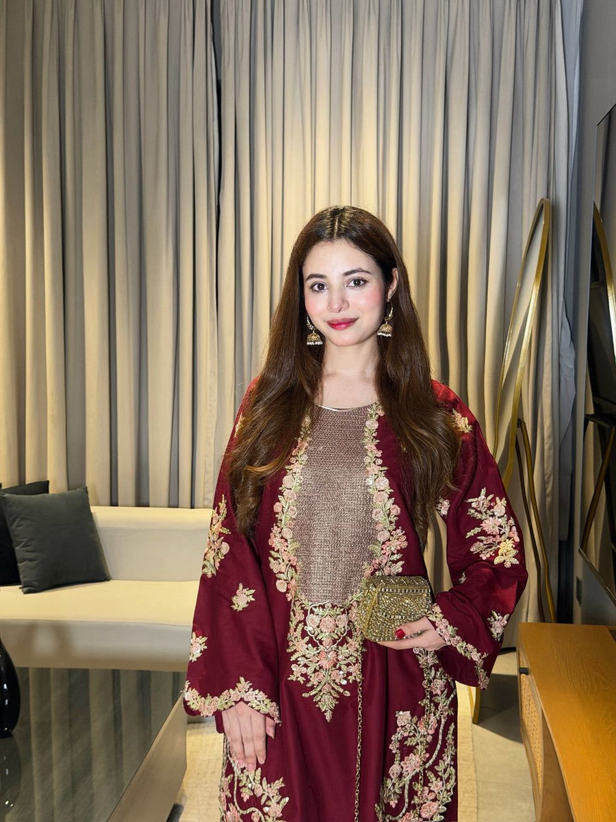 Wear Premium Embroidered 2-Piece Silk Collection (D# 435)