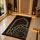 Top Madina Style Muqam-e-Ibrahim Soft Velvet Prayer Mat (Janamaz)