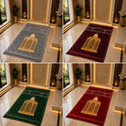 Top Madina Style Dome Design Soft Velvet Prayer Mat (Janamaz)
