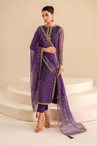 Barooque Embroidered Chiffon SF-625 | 3-Piece Chunari Design Suit