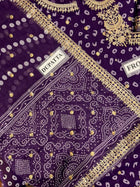 Barooque Embroidered Chiffon SF-625 | 3-Piece Chunari Design Suit
