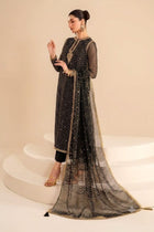 Barooque Embroidered Chiffon SF-625 | 3-Piece Chunari Design Suit
