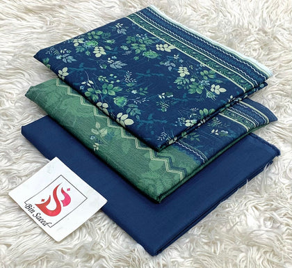 Bin Saeed Original Printed Lawn Collection | 3-Piece Summer Suit