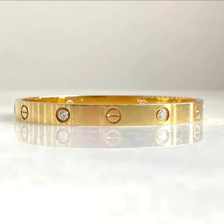 Premium Stainless Steel Cartier Bangle – Waterproof & Anti-Tarnish