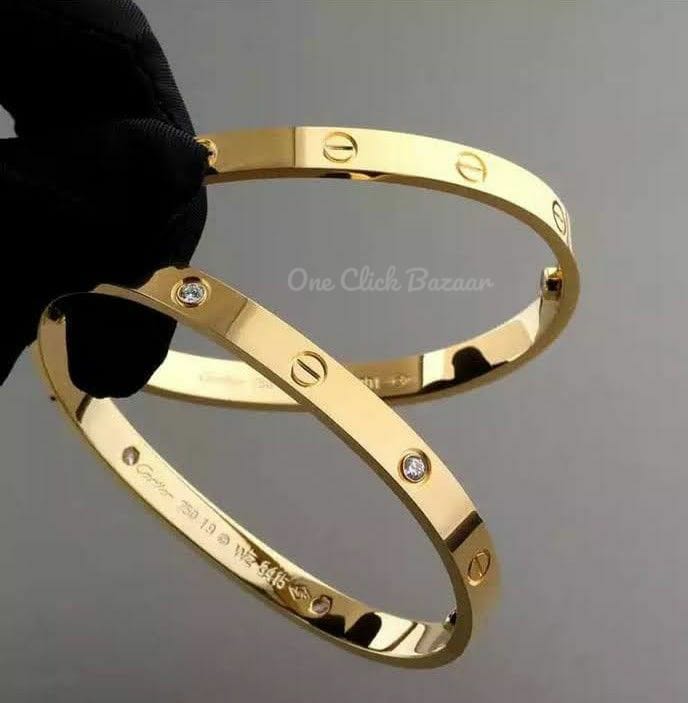 Premium Stainless Steel Cartier Bangle – Waterproof & Anti-Tarnish