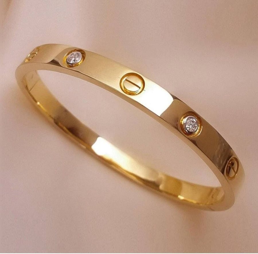 Premium Stainless Steel Cartier Bangle – Waterproof & Anti-Tarnish
