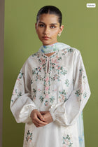 Coco by Zara Shahjahan Chikankari Embroidered Dhanak 3-Piece Suit – Winter 2026