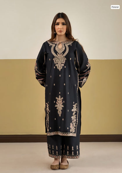 Urgepret Premium Air-Jet Dhanak Heavy Thread Embroidered 2-Piece Suit – Winter 2026–27
